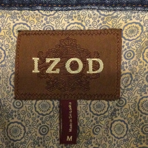 IZOD jean jacket. Sz Medium - Picture 5 of 6